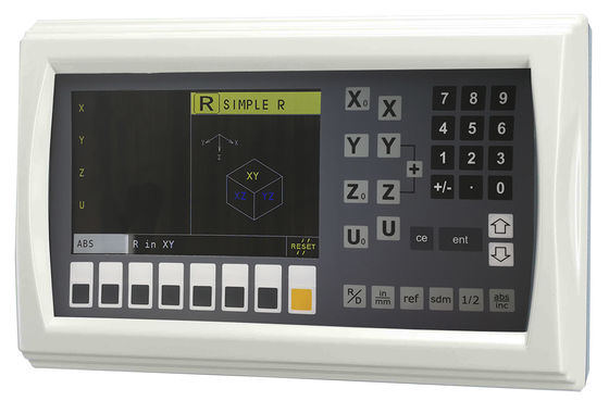 3 Axis Digital Reading Unit untuk Pengeboran 2-4 Linear Encoders, Resolusi 5-0.1μm, A / B Quadrature Signal