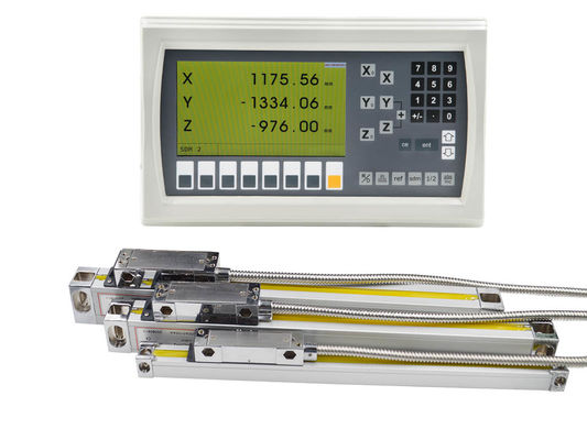 Enkoder Linear Optik Inkremental Kompak dan awet untuk Mill Lathe