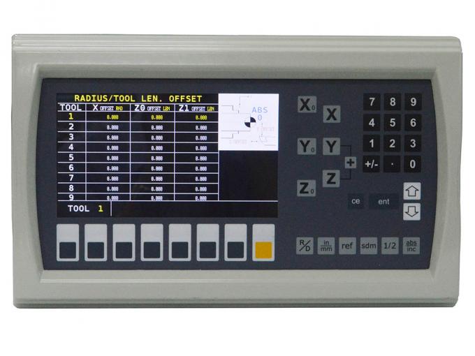 Optik Enkoder Alat Ukur 3 Sumbu Mesin Penggiling Bubut Enkoder Linear Optik